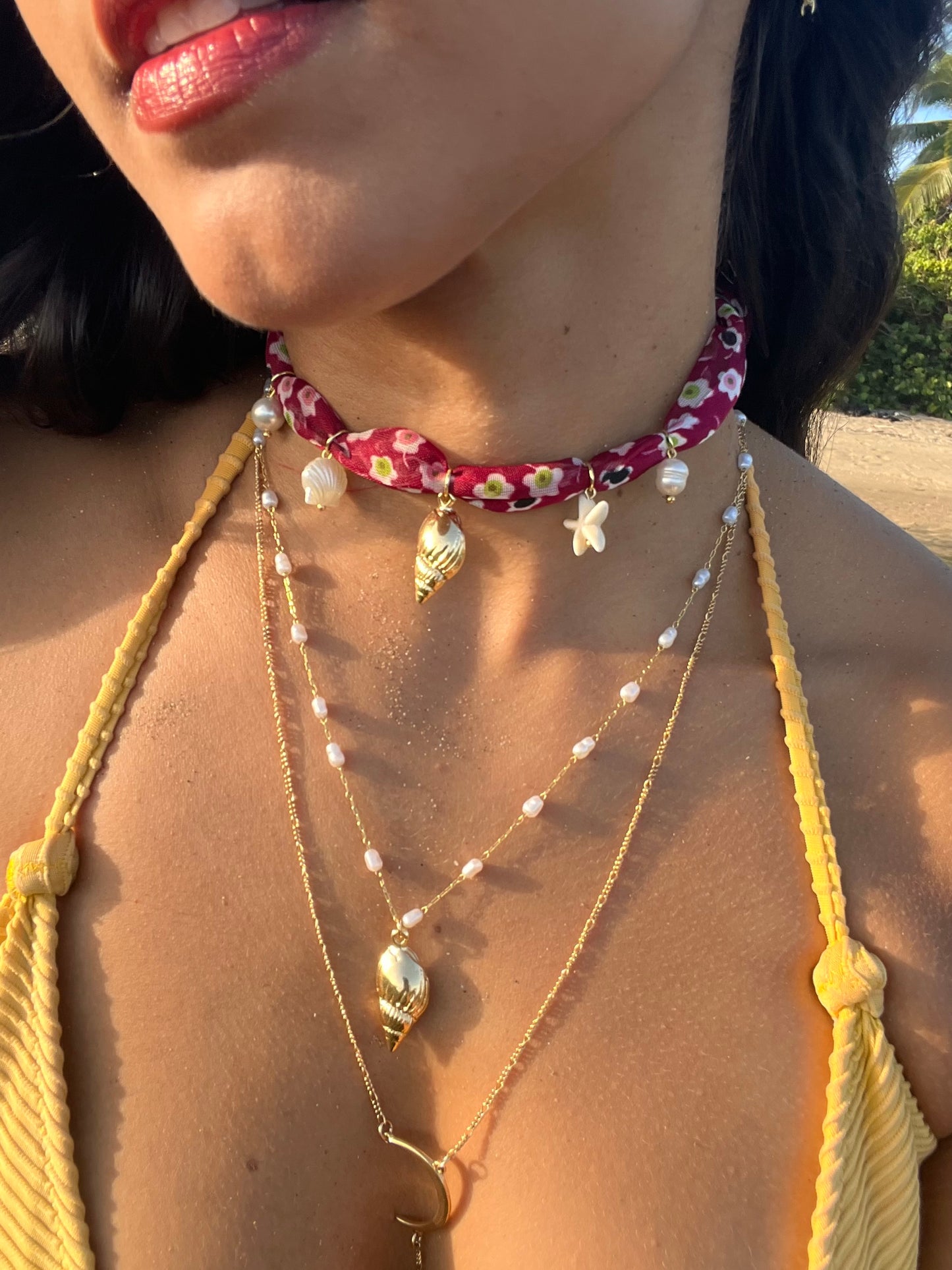 Pitaya Bandana Necklace