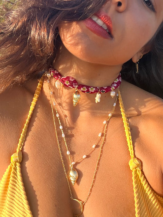 Pitaya Bandana Necklace