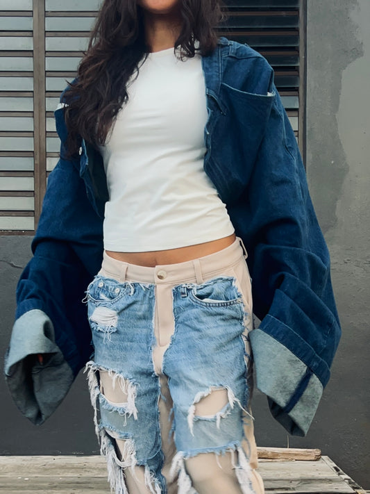 Denim Pants Jacket